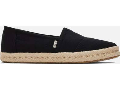 TOMS BLK REC SLUBBY WM ALROPE ESP 10020687-BLACK Black