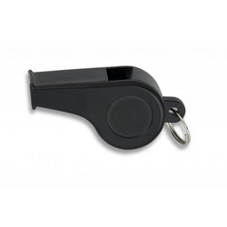 ΣΦΥΡΙΧΤΡΑ ΠΛΑΣΤΙΚΗ Black whistle. With ring. 6 cm, 33030