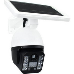 FOYU(R) Ηλιακό Φωτιστικό 6 LED SMD σε Σχήμα Κάμερας με Ανιχνευτή Κίνησης FO-TA126 - Λευκό