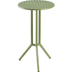 Juniper-H105cm Polyweave Τραπέζι μπαρ πολυπροπυλένειο Φ70x105cm