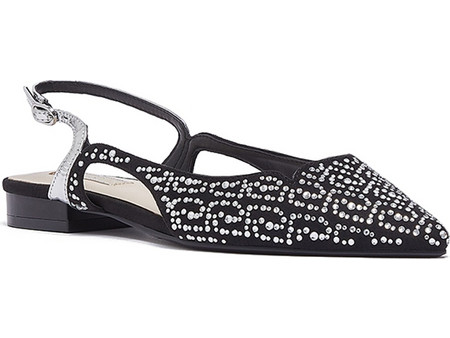 LIU JO SLINGBACK ΠΑΠΟΥΤΣΙ ΓΥΝΑΙΚΕΙΟ SA6029TX527-01039 (01039/BLACK/SILVER)