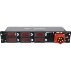 Eurolite SBM-16 Διανομέας Ρευματος In 5x16A out 5x16A+6x16A Schuko 19" - Eurolite