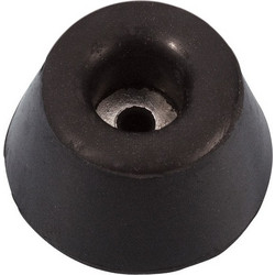 Adam Hall 4901 Ποδαράκι Πλαστικοποιημένο PVC Μαύρο 30 x 15 mm - Adam Hall
