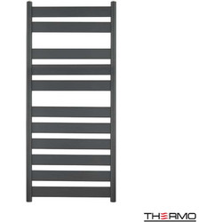 Thermo Largo Πετσετοκρεμάστρα Μπάνιου Καλοριφέρ 1200x500mm 514kcal/h Μαύρη