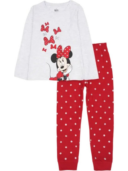 Πιτζάμα Μακρυμάνικη Minnie Butterfly Red 8020308