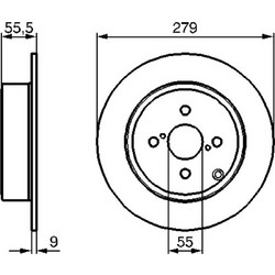 Bosch Δισκόπλακα - 0 986 479 149