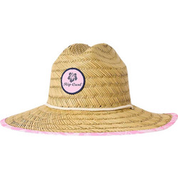 RIP CURL MIXED K STRAW SUN HAT HOT PINK