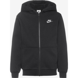 Nike Παιδική Ζακέτα Φούτερ με Κουκούλα και Φερμουάρ Μαύρη FD2931-010