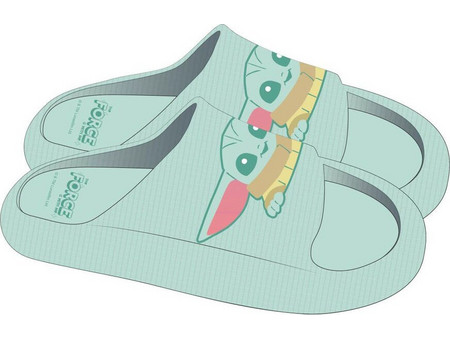Star Wars The Mandalorian Grogu flip-flops