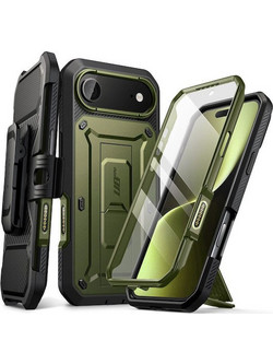 Supcase Back Cover Tempered Glass Πράσινο (iPhone 17 Pro)