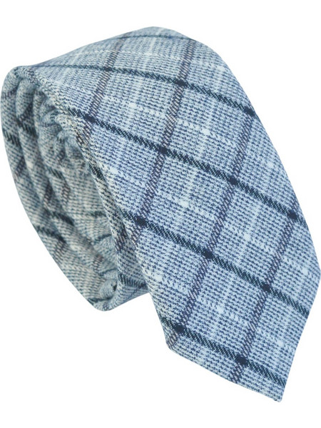 Γραβάτα Γαλάζια Windowpane