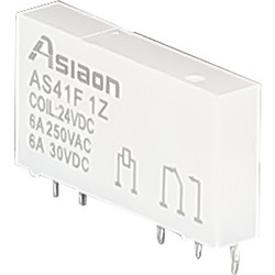 RELAY SLIM 1P 12V DC 6A 1C/O AS41F RGN (ΣΕΤ ΜΕ 10)