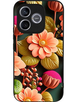 Sonique 3D Flower Series Θήκη (Honor 600 Lite 5G) Σομόν