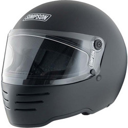 Simpson M62 Matt Black Κράνος Μηχανής Full Face 1300gr