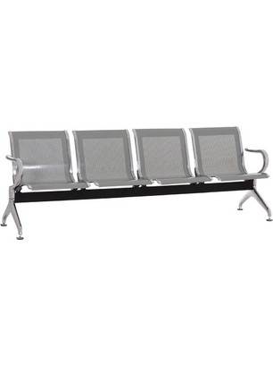 Κάθισμα Αναμονής Τετραθέσιο Aviator HM18401 223x55x76cm Grey