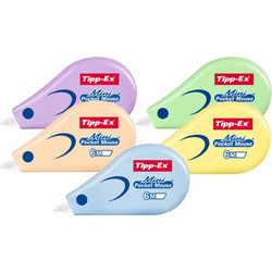 BIC Tipp-Ex Διορθωτική Ταινία Mini Pocket Mouse 5mmx6m (Διάφορα Χρώματα)