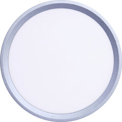 Inlight Πλαφονιέρα οροφής LED 32W 3CCT (by switch on base) σε ασημί απόχρωση D:40x2,5cm (42036-C-Silver)