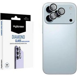 MyScreenPROTECTOR Diamond Προστασία Κάμερας Tempered Glass Μαύρο για το Apple Iphone 17 Pro Max