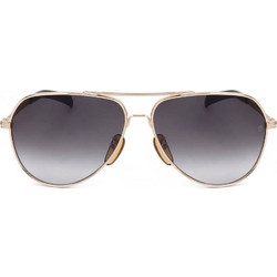 David Beckham DB 7031/S 06J Ανδρικά Γυαλιά Ηλίου Aviator Κοκάλινα Χρυσά με Γκρι Degradee Φακό