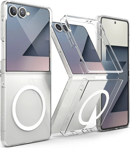 Ringke Slim Magnetic Book Πλαστικό 1.2mm Διάφανο (Galaxy Z Flip7)
