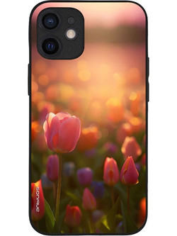 Sonique Sunset in Eden Series Θήκη Tulip Velvet (iPhone 12 mini)