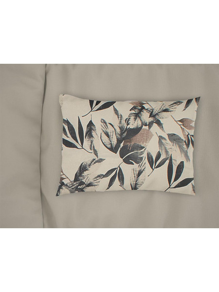 Μαξιλαροθήκη Εμπριμέ Ευριδίκη 710 50X70 Ecru-Black 100% Cotton Dimcol