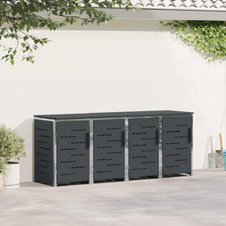 Αποθήκευση Κάδου Γυρίσματος for 4 Bins 240L Ανοξείδωτο Ατσάλι 3422242