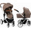 KikkaBoo Dotty Καρότσι Μωρού 2 σε 1 Brown