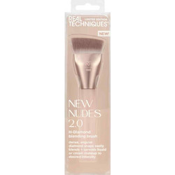 Real Techniques New Nudes H-Diamond Blending Brush Πινέλο Μακιγιάζ Για Foundation, Ρουζ & Contour