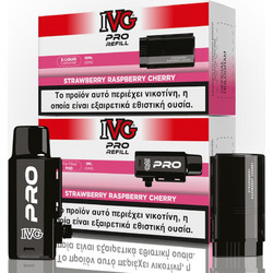 IVG Pro Strawberry Raspberry Cherry Refill 2ml+10ml 20mg 10.000puffs