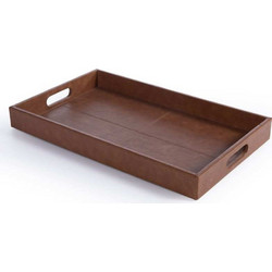 ΔΙΣΚΟΣ ΣΕΡΒΙΡΙΣΜΑΤΟΣ 30x50x5 (LETHAL LATTE) - NEF NEF LETHAL LATTE / 100% ΤΕΧΝΗΤΟ ΔΕΡΜΑ