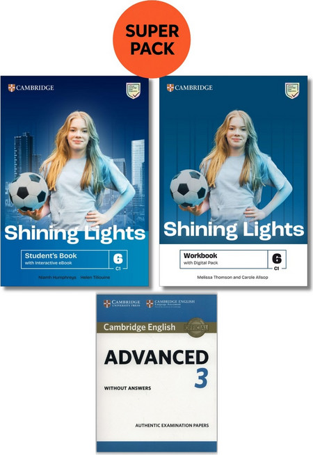 SHINING LIGHTS 6 C1 SUPER PACK 2 (SB + WB + ADVANCED 3 + WORDLIST)