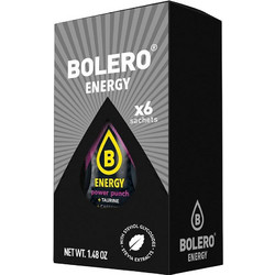 Bolero Energy Power Punch (Πάουερ Παντς) Ενεργειακό Ρόφημα χωρίς Ζάχαρη σε Σκόνη 7gr x 6 Τεμάχια