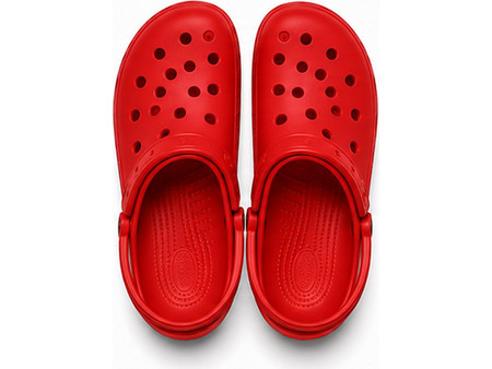 SESAMALL Γυναικεία Σαμπό Clogs Παραλίας Ανατομικά V1219-03 Κόκκινο