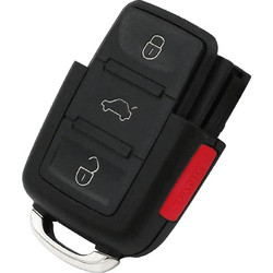 Audi A4/A6 / VW Bora/Golf/Jetta/Passat κέλυφος κλειδιού με 4 κουμπιά (χωρίς κλειδί) AKONEN - 1τμχ