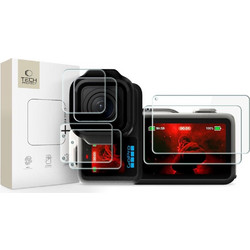 Tech-Protect Zestaw Ochronny Foil & Glass FIT+ 2-Set Gopro Mission 1 / Pro CLEAR