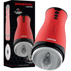 Jamyjob Dameron Suction & Vibration Pocket Pussy & Sleeve Αυνανιστήρι με Δόνηση