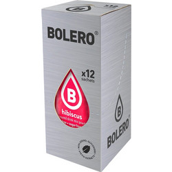 Bolero Hibiscus (Ιβίσκος) Χυμός χωρίς Ζάχαρη σε Σκόνη 9gr x 12 Τεμάχια