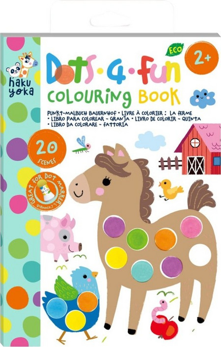 Παιδικό Βιβλίο Ζωγραφικής Avenir Dots 4 Fun Colouring Book Animal