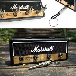Κλειδοθήκη τοίχου Marshall 4 θέσεων 20x7x3.9cm Μαύρη