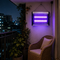 Εντομοπαγίδα LED UV 6W με Αλυσίδα Κρέμασης για Χώρους 10-105m 35x23cm