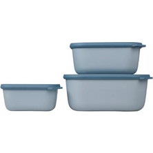 Mepal Cirqula Multi-Bowl Set 3-pcs, nordic blue