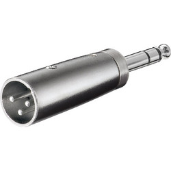 GOOBAY αντάπτορας 6.35mm σε XLR 27515, ασημί