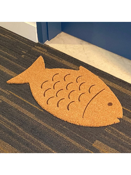 Kikkerland - Fish Doormat - Coir - 29.5 x 17.75 x 0.5