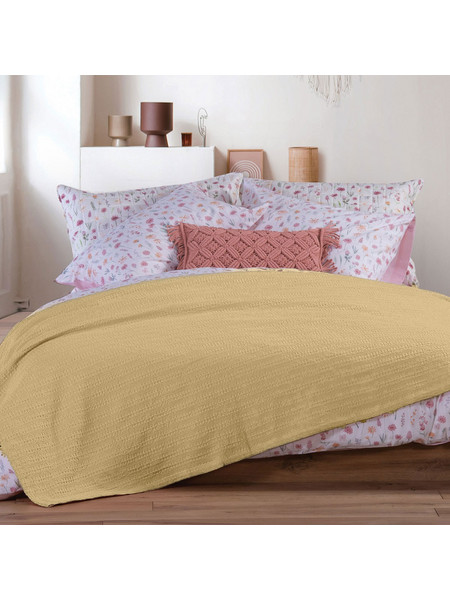 Κουβέρτα Πικέ Υπέρδιπλη Cool Honey Nef Nef 220x240 cm