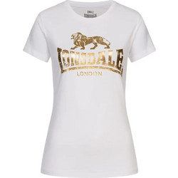 lonsdale BANTRY γυναικείο t-shirt 117169-7000 άσπρο ΑΣΠΡΟ