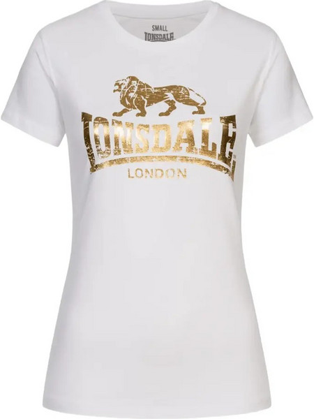 lonsdale BANTRY γυναικείο t-shirt 117169-7000 άσπρο ΑΣΠΡΟ