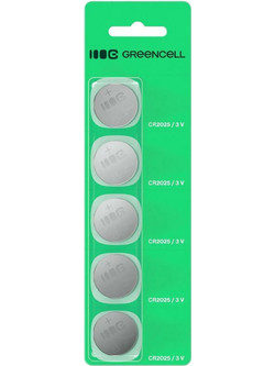 Green Cell CR2025 5τμχ