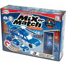 Popular Playthings Mix Or Match Μαγνητικά Αστυνομικά Οχήματα 60316