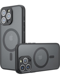 Techsuit PureFrost MagSafe iPhone 15 Pro Max Θήκη Black
